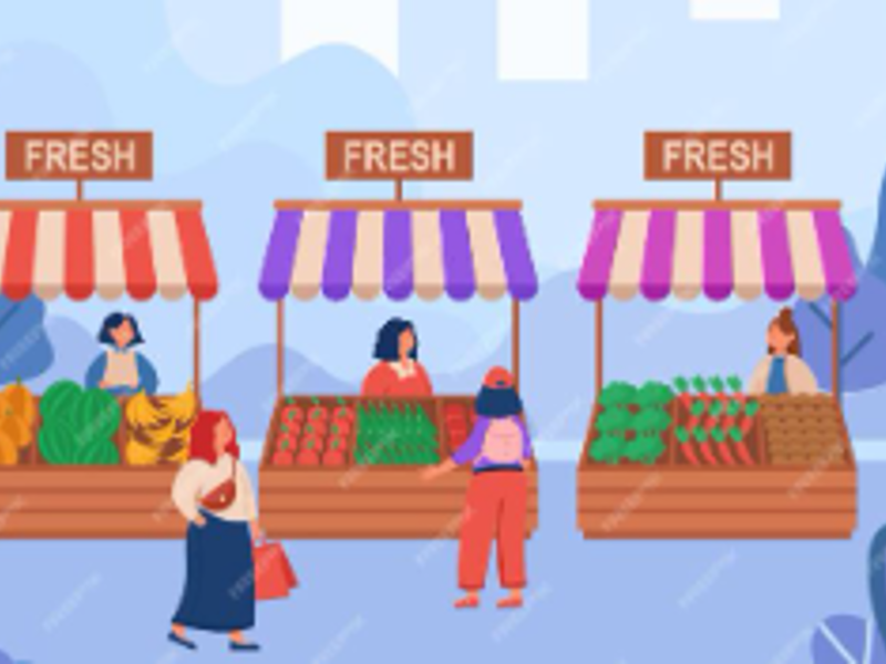 Saturday Market Stall